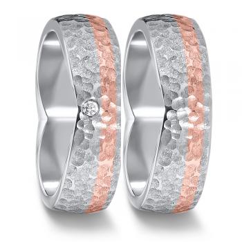 Partnerringe Edelstahl von TeNo  583104+583096