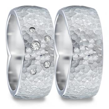 Partnerringe Edelstahl von TeNo  582109+583120