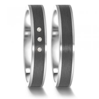 Partnerringe Carbon von TeNo  063.6300.XX+063.63S01.XX
