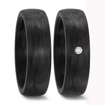 Trauringe Carbon von Titan Factory 59279/002/003/N000