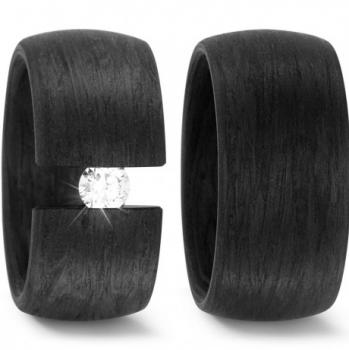 Trauringe Carbon von Titan Factory 59286/002/025/N000-59290/002/000/N000