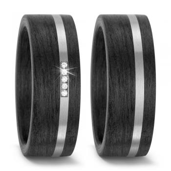 Trauringe Carbon von Titan Factory 59315-003-002-NU55