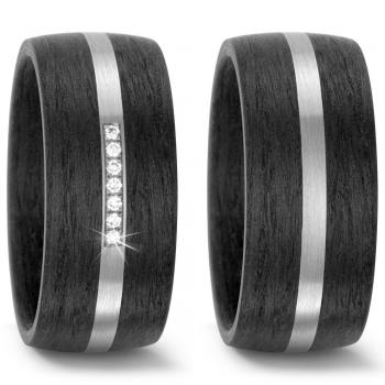 Trauringe Carbon von Titan Factory 59316-003-005-NU55