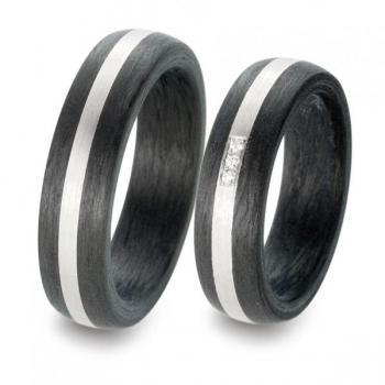 Trauringe Carbon von Titan Factory 59318-003-002-NU55