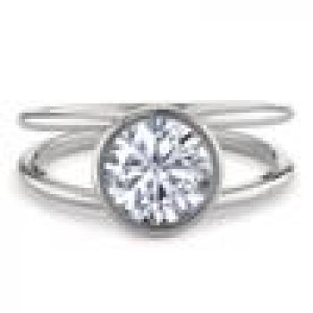Preview: TeNo Ring Joy Edelstahl mit Crystal White Zirkonia  593933