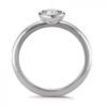 Preview: TeNo Ring Joy Edelstahl mit Crystal White Zirkonia  593935