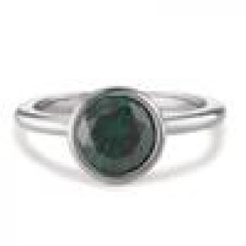 Preview: TeNo Ring Joy Edelstahl mit Jungle Green Zirkonia  593997
