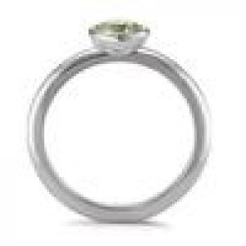 Preview: TeNo Ring Joy Edelstahl mit Apple Green Zirkonia  594007