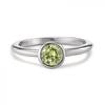 Preview: TeNo Ring Joy Edelstahl mit Apple Green Zirkonia  594007
