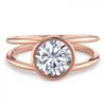 Preview: TeNo Ring Joy Roségold  Edelstahl und Crystal  594014