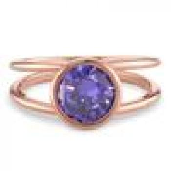 Preview: TeNo Ring Joy Roségold  Edelstahl und Purple  594032