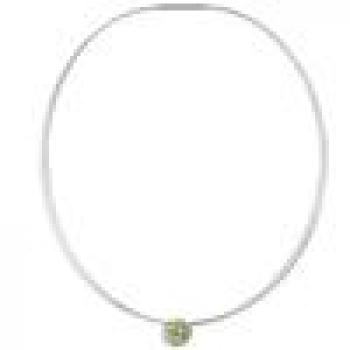 Preview: TeNo Halsreif Joy Edelstahl mit Apple Green Zirkonia  595803