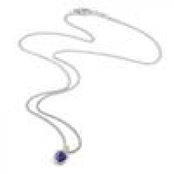Preview: TeNo Halskette Joy Edelstahl mit Purple Rose Zirkonia  595809