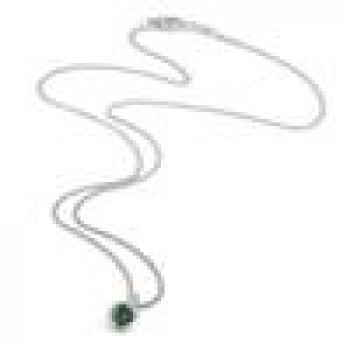 Preview: TeNo Halskette Joy Edelstahl mit Jungle Green Zirkonia  595811