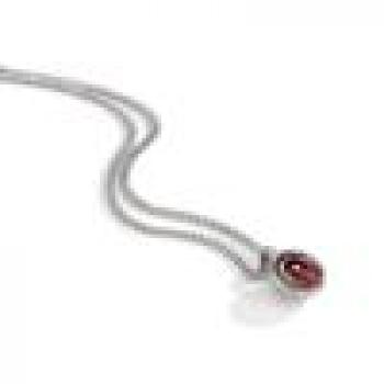 Preview: TeNo Halskette Joy Edelstahl mit Scarlet Red Zirkonia  595825