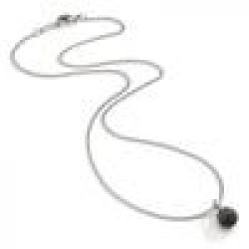 Preview: TeNo Halskette Edelstahl mit Carbon,  595839