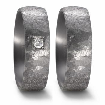 Partnerringe Tantal von TeNo  59617/023/005/X000 + 59617/023/000/X000