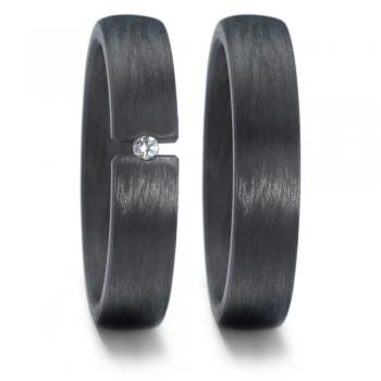 Trauringe Carbon von Titan Factory 59620/002/003/N000