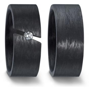 Trauringe Carbon von Titan Factory 59625/002/010/N000