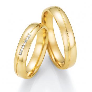 Trauringe Gelbgold von Ruesch 66/62110-045