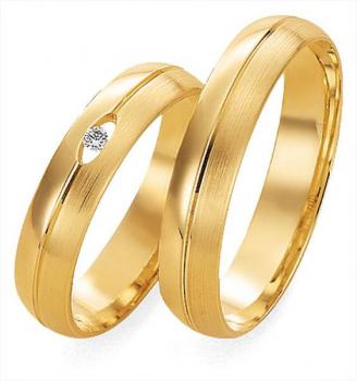 Trauringe Gelbgold von Gettmann 6078.45 + 6078.45