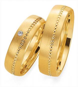 Trauringe Gelbgold von Gettmann 6077.60 + 6077.60