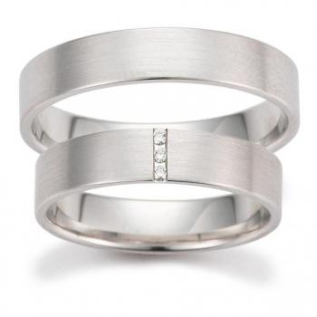 Trauringe Weissgold von Gettmann 8348.45 + 8348.45