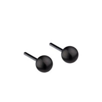 Ohrstecker Schwarz beschichtet E298 von Ernstes Design