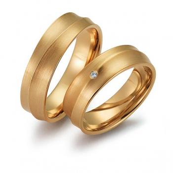 Trauringe Rosegold von Gerstner 4/28215/6 + 28215/6