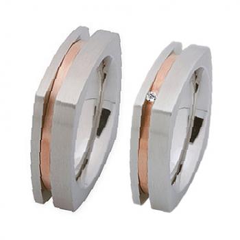 Partnerringe von Ernstes Design R175 + R174