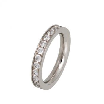 Ringsystem Ring R290WH Stahl Zirkonia white R290.WH von Ernstes Design