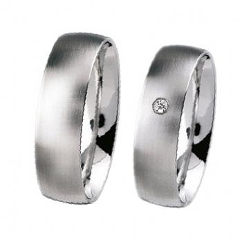 Partnerringe Edelstahl von Ernstes Design R65.6 +R64.6