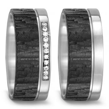 Trauringe Carbon von Titan Factory 52486/001/011/2050