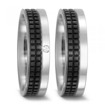 Trauringe Carbon von Titan Factory 52495/001/002/2050