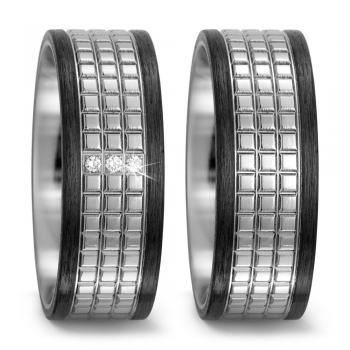 Trauringe Carbon von Titan Factory 52496/000/003/2050