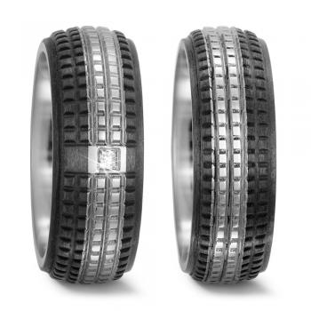 Trauringe Carbon von Titan Factory 52503/001/C70/2050