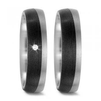 Trauringe Carbon von Titan Factory 52513/001/002/2050