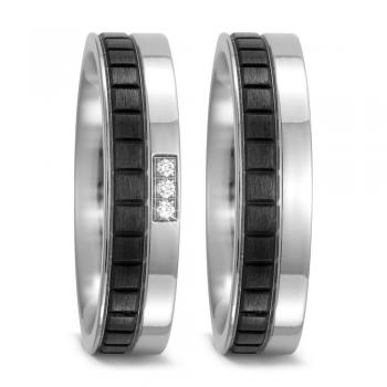 Trauringe Carbon von Titan Factory 52516/001/003/2050