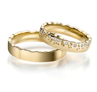 August Gerstner Trauringe Gelbgold 4/31334/4.5 + 31334/4.5