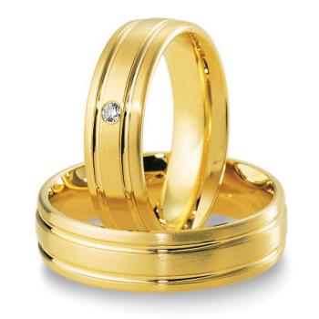 Trauringe Gelbgold von Breuning DR 041150 / HR 041160