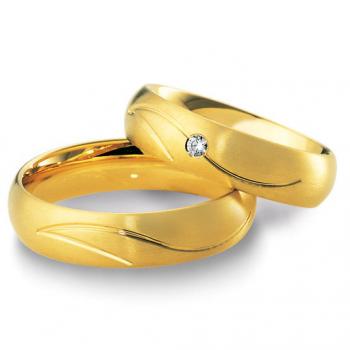 Trauringe Gelbgold von Breuning DR 041170 / HR 041180