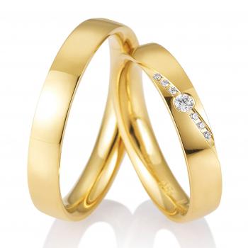 Trauringe Gelbgold von Breuning DR 058810 / HR 058820