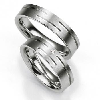 Partnerringe Silber von Breuning DR 080010 / HR 080020