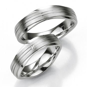 Partnerringe Silber von Breuning DR 080130 / HR 080140