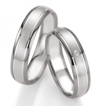 Trauringe Palladium von Breuning DR 082090 / HR 082100