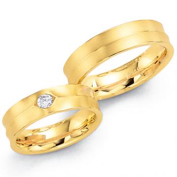 Trauringe Gelbgold von Fischer 06 05190/060