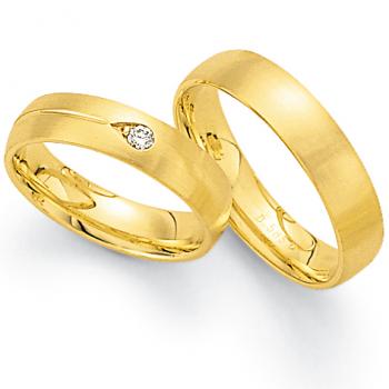 Trauringe Gelbgold von Fischer 06 07215/050