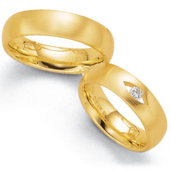 Trauringe Gelbgold von Fischer 07 02601/060