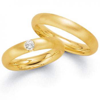 Trauringe Gelbgold von Fischer 07 02651/045