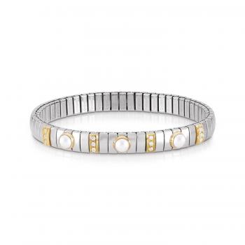 Nomination  Armbänder N.Y.   Weisse Perle 042452/013